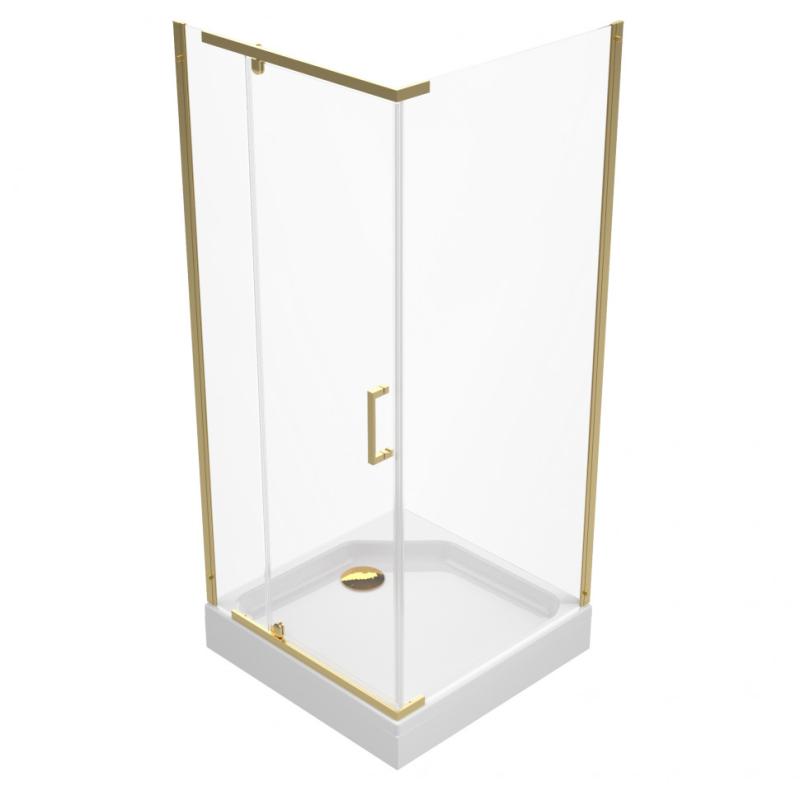 Душевой уголок «Терра-Голд», 90х90, квад. низ. подд. (3 места+сифонD90мм) Тритон Щ0000073931