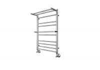 Полотенцесушитель водяной Aquatek (Акватек) Альфа П10 500х800 мм, с полкой  AQ RRP1080CH фото в интернет-магазине Русалия