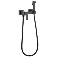 Смеситель с гигиенической лейкой FASHUN оружейная сталь (A7504-17) фото в интернет-магазине Русалия