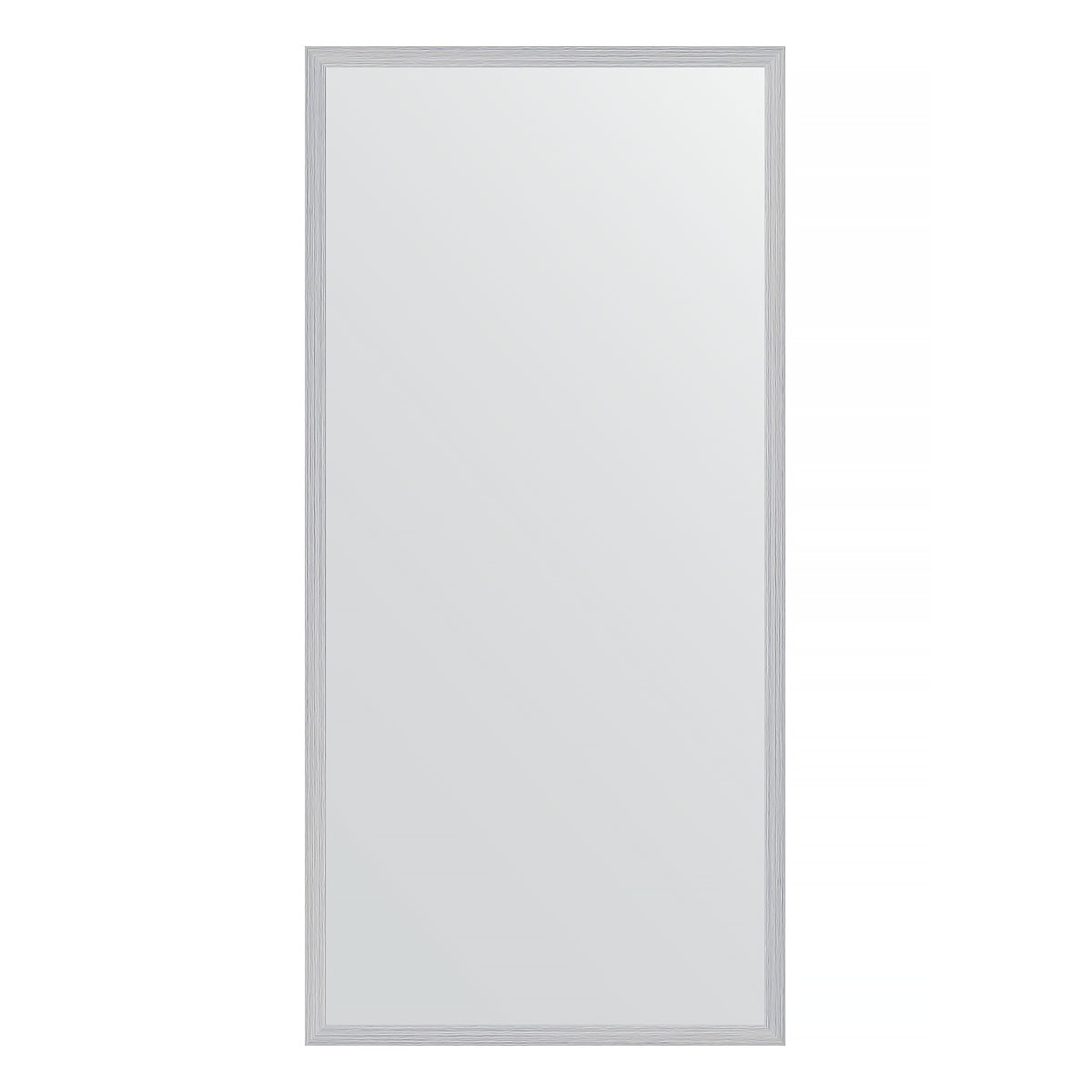 Зеркало настенное EVOFORM в багетной раме сталь, 46х96 см, BY 1049