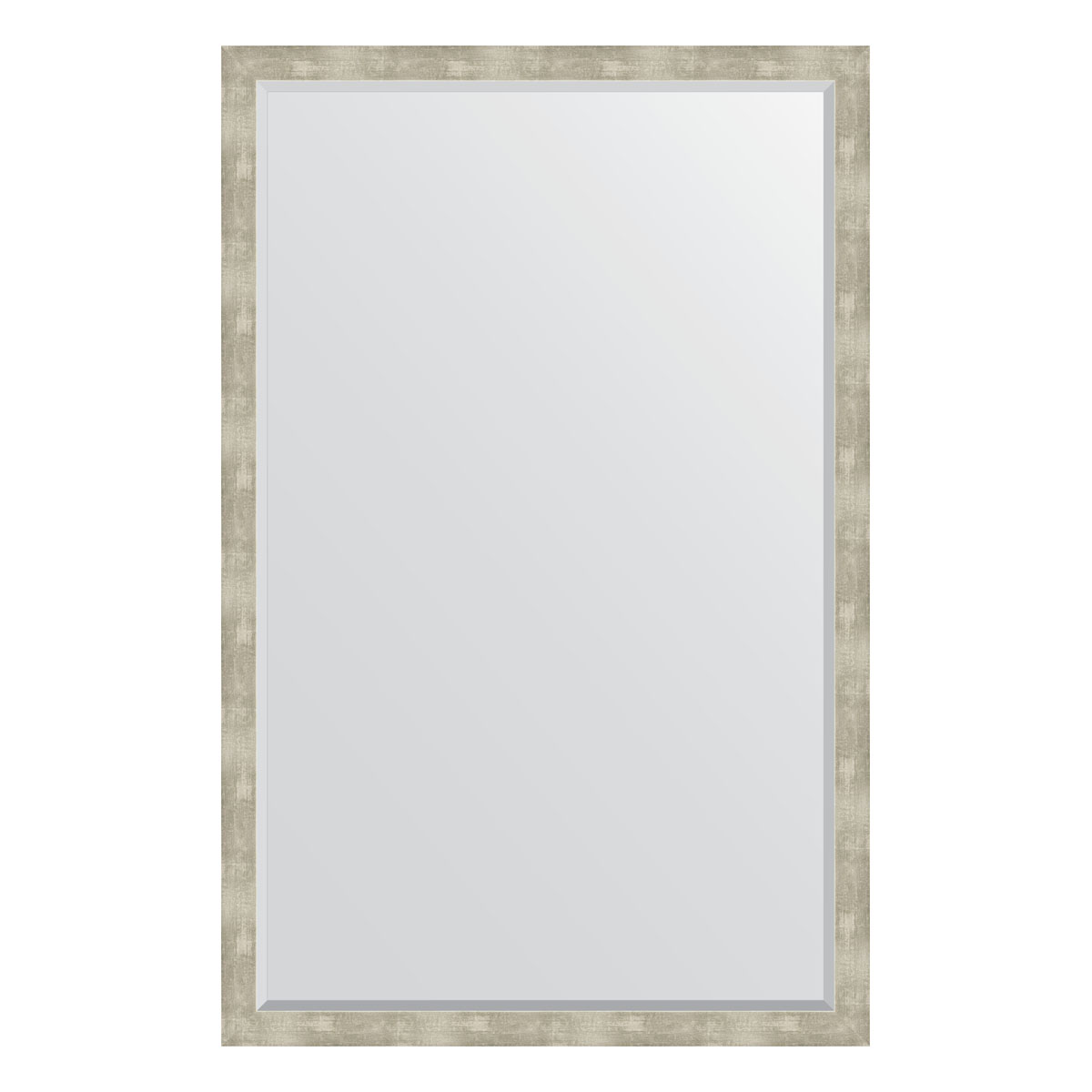 Зеркало настенное с фацетом EVOFORM в багетной раме алюминий, 111х171 см, BY 1219