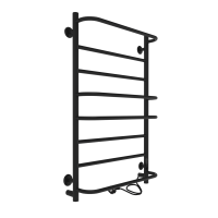 Полотенцесушитель электрический Europe Lux б/п (electro) 80/40 (таймер, скр.монтаж, унив.подкл.R/L, Черный Муар) INDIGO LELLE80-40BRRt фото в интернет-магазине Русалия