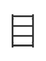 Полотенцесушитель ДВИН J plaza neo 60/40 Электрический К диммер квадрат Чёрный матовый 4657763754686 фото в интернет-магазине Русалия