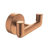 Крючок для ванной комнаты двойной Raglo R320.052.33, медь фото в интернет-магазине Русалия