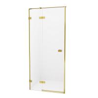 Дверь в нишу NEW TRENDY AVEXA GOLD BRUSHED 120x200 EXK-1722 (брашированное золото) фото в интернет-магазине Русалия