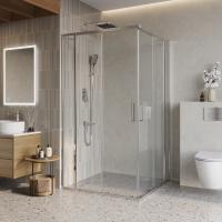 Душевой уголок BelBagno LUCE-A-22-90+30-C-Cr фото в интернет-магазине Русалия