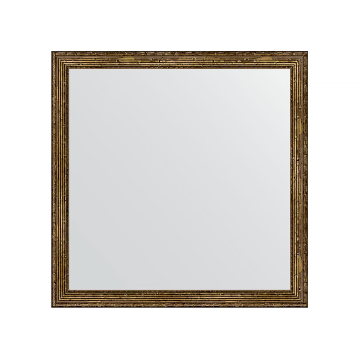 Зеркало настенное EVOFORM в багетной раме сухой тростник, 73х73 см, BY 1024