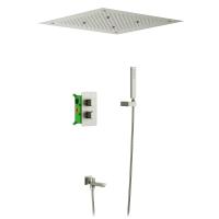 Душевая система встроенная с термостатом Timo Petruma никель (SX-5019/13SM) фото в интернет-магазине Русалия