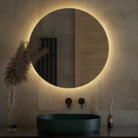 Зеркало с LED-подсветкой настенное OPTI DEFESTO d80 см DF 2855R фото в интернет-магазине Русалия