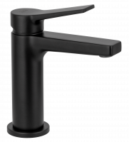 Смеситель для раковины Remer Slash SL12NO, черный матовый фото в интернет-магазине Русалия