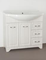 Комплект мебели для ванной Олеандр-2 90 РЕЛЬЕФ ПАСТЕЛЬ Style Line фото в интернет-магазине Русалия