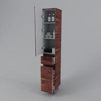 Колонна универсальная "Атлантика 35 L" с корзиной, Люкс старое дерево, PLUS фото в интернет-магазине Русалия