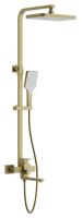 Душевая система BELZ цвет: брашированное золото (PVD-покрытие) (B24817-5) фото в интернет-магазине Русалия