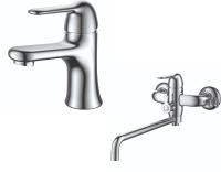 Комплект смесителей D&K DA1340005SET (DA1342141,DA1343301) фото в интернет-магазине Русалия