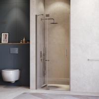 Душевая дверь RGW HO-014Gr 1300, стекло прозрачное, профиль серый фото в интернет-магазине Русалия