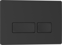 ESTI-R Клавиша смыва 246 х 165 мм, черный матовый, пластик IBERICA BLANCA фото в интернет-магазине Русалия