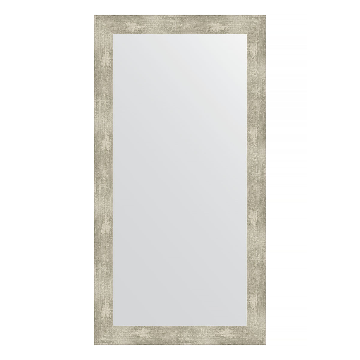 Зеркало настенное EVOFORM в багетной раме алюминий, 54х104 см, BY 3076