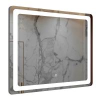 Зеркало AZARIO Dallas 800х700 с подсветкой, сенсорный выключатель с функцией диммера (AZ-Z-044-1CS) фото в интернет-магазине Русалия