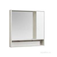 Зеркальный шкаф AQUATON Флай 100 белый, дуб крафт 1A237802FAX10 фото в интернет-магазине Русалия