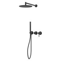 Система для душа скрытого монтажа WHITECROSS Y YSET13BL (черный мат) фото в интернет-магазине Русалия