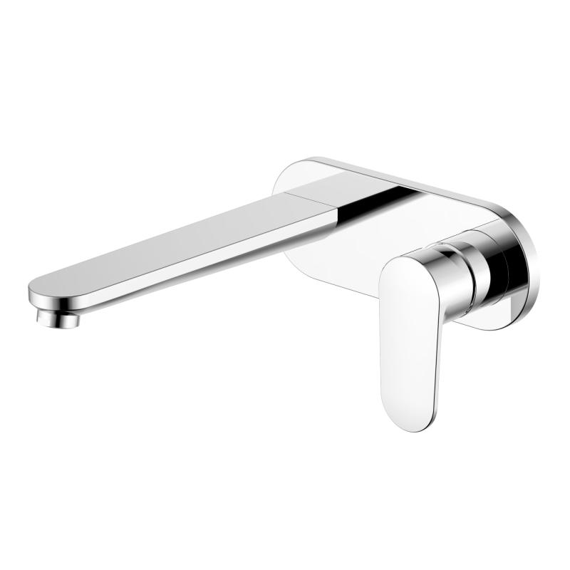 AQ1813CR НИКА смеситель для раковины настенный (внешняя и скрытая часть) Aquatek