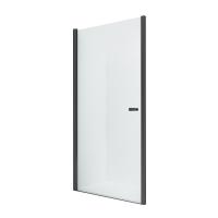 Дверь в нишу NEW TRENDY NEW SOLEO BLACK одинарная 90x195 D-0211A (черный) фото в интернет-магазине Русалия