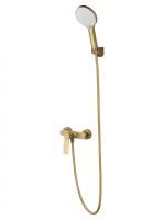 Смеситель для душа WONZON & WOGHAND, Брашированное золото (WW-B2585-BG) фото в интернет-магазине Русалия