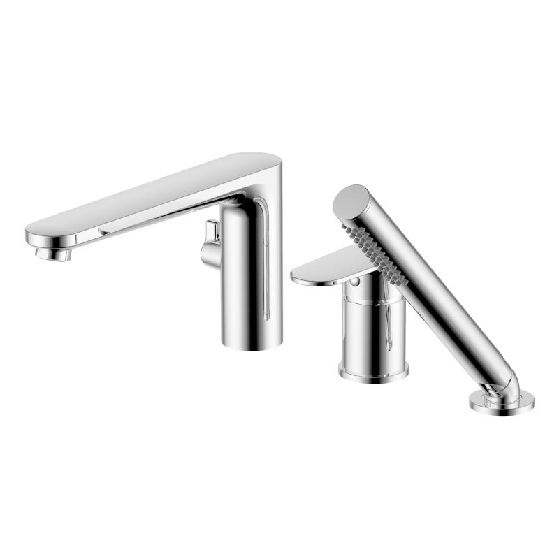 AQ1848CR НИКА смеситель на борт ванны на 3 отв. Aquatek