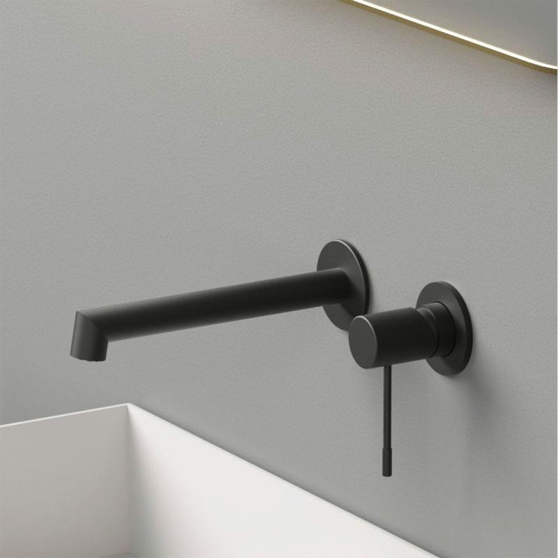 Смеситель для раковины Desire VBFW-1D1MB встраиваемый однорычажный, черный Vincea