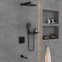 Душевой комплект VSFW-4311RMB встраиваемый, 3 режима, черный Vincea фото в интернет-магазине Русалия