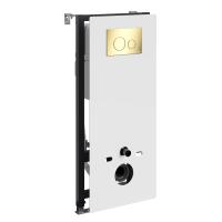 Abens 20TLT.010.ME.WH.PG02 Система инсталляции для унитазов, золото Wasserkraft фото в интернет-магазине Русалия