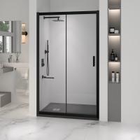 Душевая дверь RGW PA-016B 1400, стекло прозрачное, профиль черный фото в интернет-магазине Русалия