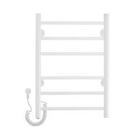 Электрический полотенцесушитель Аврора белый  DMT 109-6 40х60 БЕЛ EK L фото в интернет-магазине Русалия