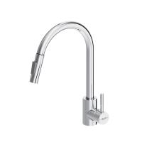 D3007500 Logic кухонный смеситель вытягивающимся изливом Logic, хром фото в интернет-магазине Русалия
