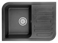 Кухонная мойка GRANULA (7001, ЧЁРНЫЙ) фото в интернет-магазине Русалия