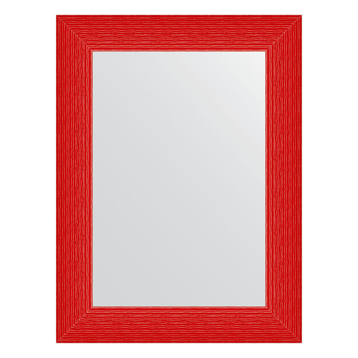 Зеркало настенное EVOFORM в багетной раме красная волна, 60х80 см, BY 3901