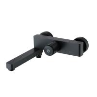 Смеситель IDDIS для ванны с управлением Push Control черный матовый Slide (SLIBLBTi02WA) фото в интернет-магазине Русалия