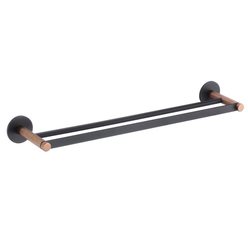 Полотенцедержатель Savol S-002148HD, черный/бронза