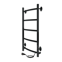 Полотенцесушитель электрический Arc Lux б/п (electro) 70/30 (таймер, скр.монтаж, унив.подкл.R/L, Черный муар) INDIGO  LCALE70-30BRRt фото в интернет-магазине Русалия