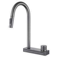 Смеситель ABBER Wasser Kreis AF8114NG для кухни с выдвижной лейкой, никель фото в интернет-магазине Русалия