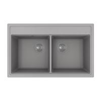 Кухонная мойка Florentina ЛИПСИ 20.370.E0820.307, серый шёлк фото в интернет-магазине Русалия