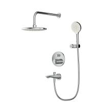 FP85A10020 X-Joy TouchReel, набор: нажимной см-ль д/в/душа, верхний душ 220 мм, держатель д/верхн.ду фото в интернет-магазине Русалия