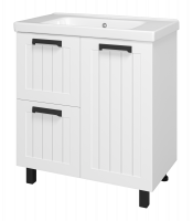 Тумба Спарта 80 с раковиной Dreja Harmonia 80 Misty фото в интернет-магазине Русалия