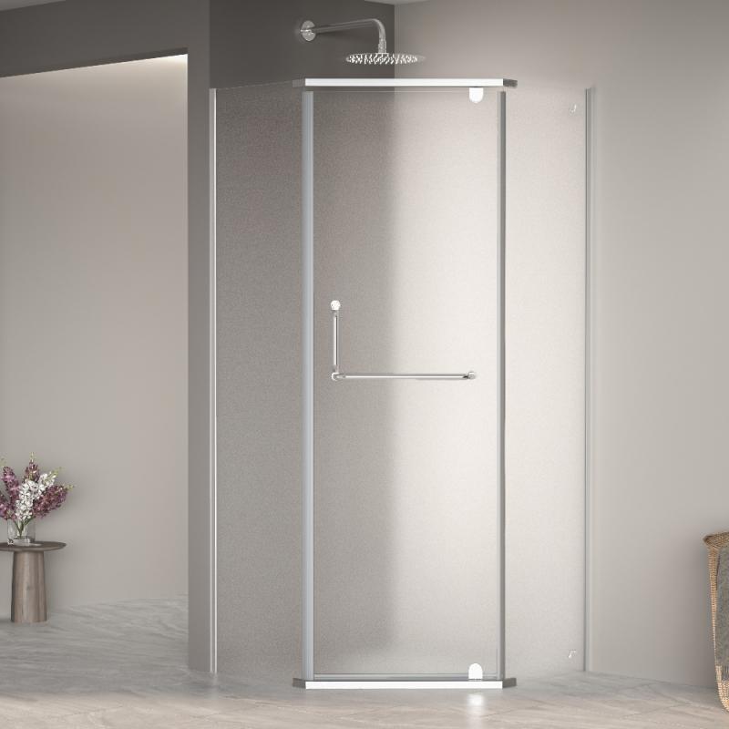 Душевой уголок RGW PA-081 800×800, профиль хром, стекло матовое-сатинат