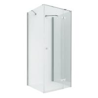 Душевое ограждение NEW TRENDY REFLEXA R 100x110x200 EXK-5220 (хром) фото в интернет-магазине Русалия