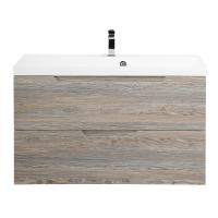 VITTORIA База под раковину подвесная с двумя выкатными ящиками, Pino, 1000x450x570, VITTORIA-1000-2C-SO-PINO-P Belbagno фото в интернет-магазине Русалия