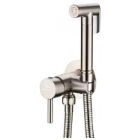 Гигиенический душ со смесителем встраиваемый Grocenberg GB001NK, никель фото в интернет-магазине Русалия