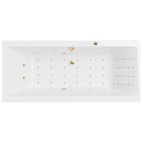 Гидромассажная ванна EXCELLENT Pryzmat 190x90 "NANO" (золото) WAEX.PRY19.NANO.GL фото в интернет-магазине Русалия