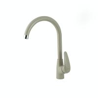 Смеситель для кухни Lemark LINARA с высоким поворотным изливом, цвет: грей (LM0405PGR) фото в интернет-магазине Русалия