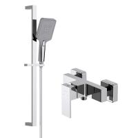 AQ1660CR ЛИБРА смеситель для душа + AQ2019CR ЛИБРА душевой гарнитур 3jet 68 см фото в интернет-магазине Русалия